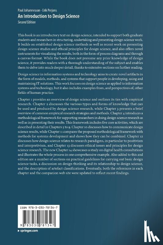 Johannesson, Paul, Perjons, Erik - An Introduction to Design Science