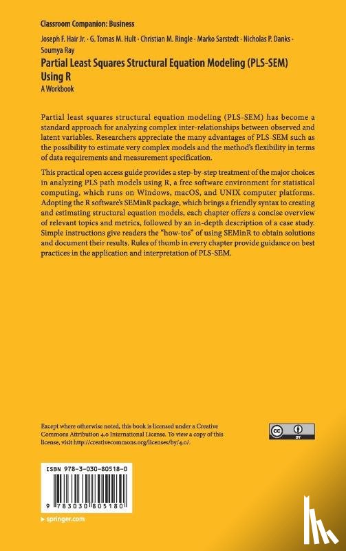 Hair Jr., Joseph F., Hult, G. Tomas M., Ringle, Christian M., Sarstedt, Marko - Partial Least Squares Structural Equation Modeling (PLS-SEM) Using R