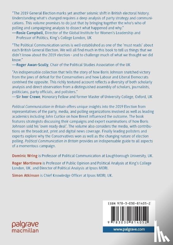  - Political Communication in Britain