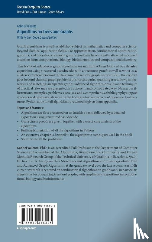 Valiente, Gabriel - Algorithms on Trees and Graphs