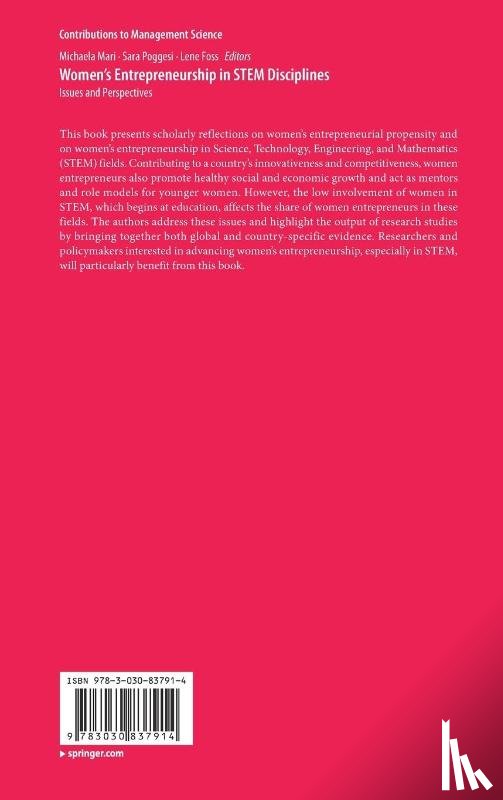  - Women's Entrepreneurship in STEM Disciplines