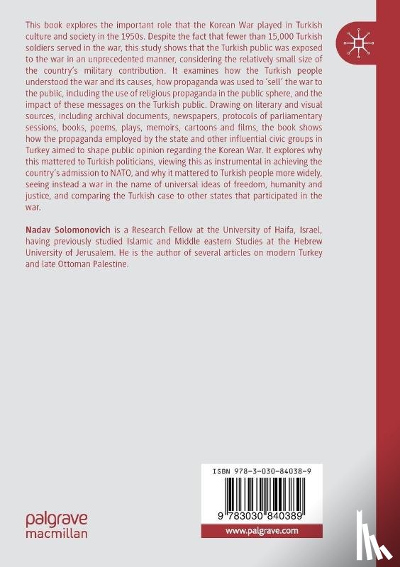 Solomonovich, Nadav - The Korean War in Turkish Culture and Society