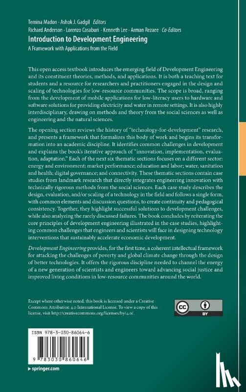  - Introduction to Development Engineering