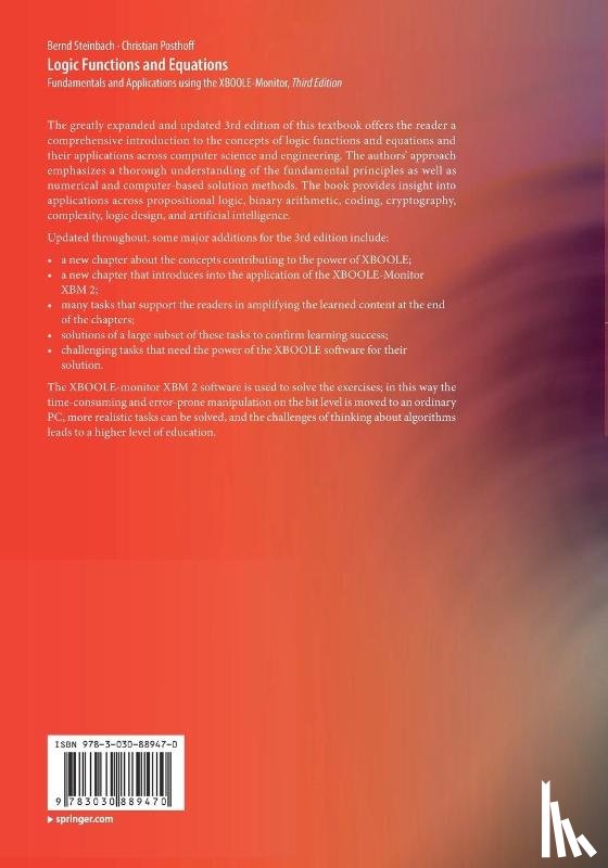 Steinbach, Bernd, Posthoff, Christian - Logic Functions and Equations