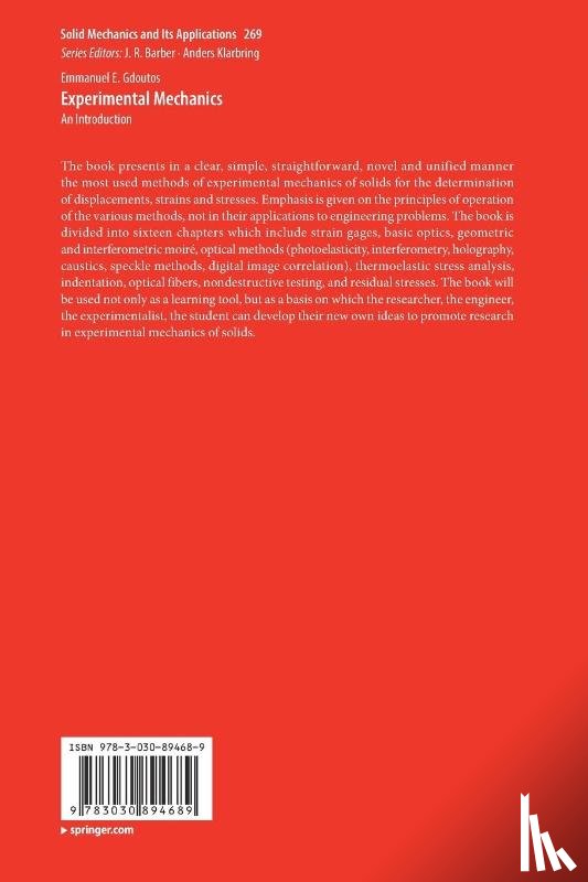Gdoutos, Emmanuel E. - Experimental Mechanics