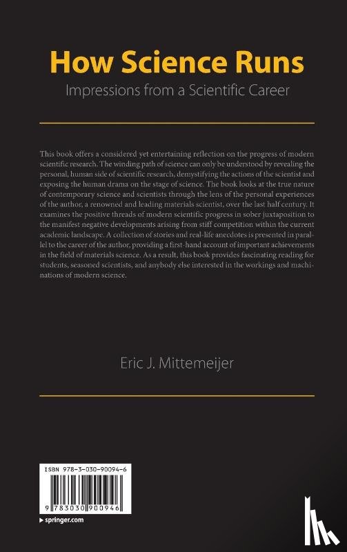 Mittemeijer, Eric J. - How Science Runs