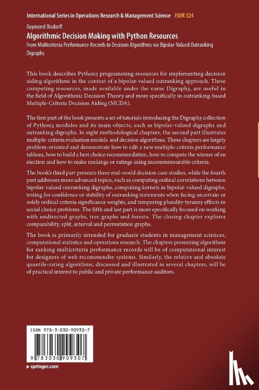 Bisdorff, Raymond - Algorithmic Decision Making with Python Resources