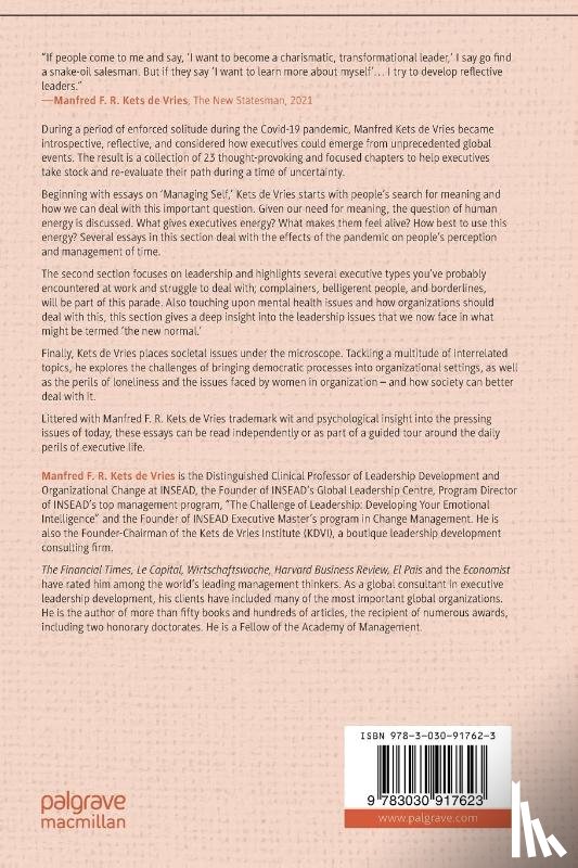 Kets de Vries, Manfred F. R. - The Daily Perils of Executive Life