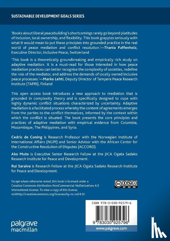  - Adaptive Mediation and Conflict Resolution