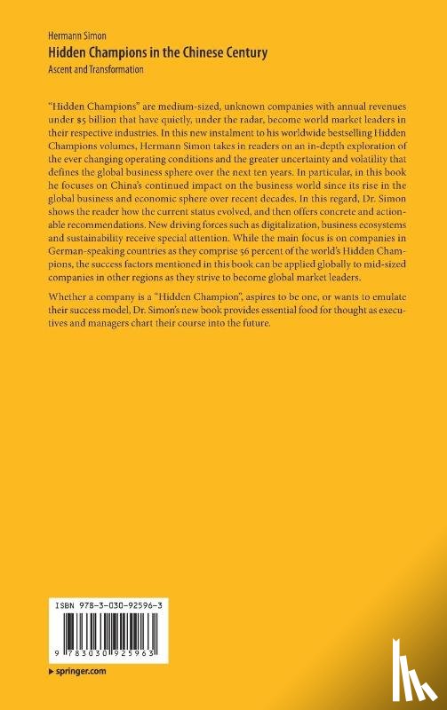 Simon, Hermann - Hidden Champions in the Chinese Century