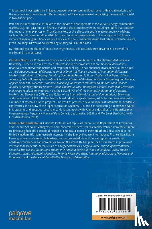  - Applications in Energy Finance