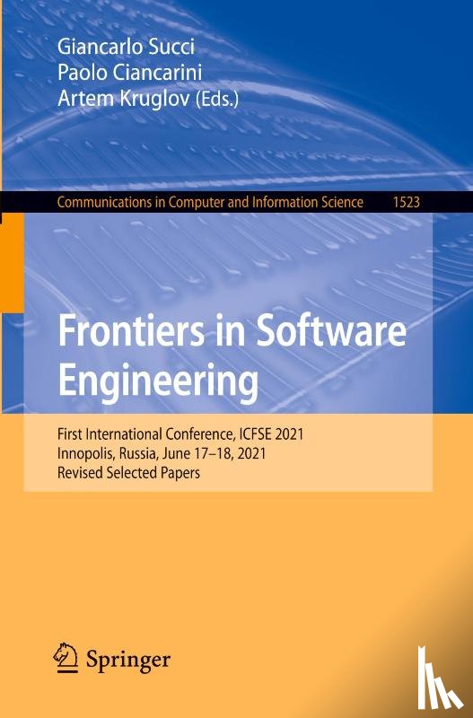  - Frontiers in Software Engineering