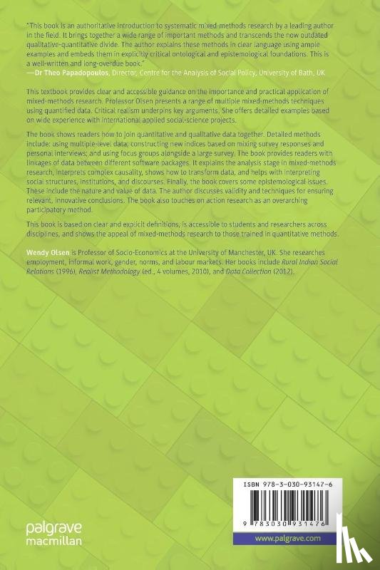 Olsen, Wendy - Systematic Mixed-Methods Research for Social Scientists