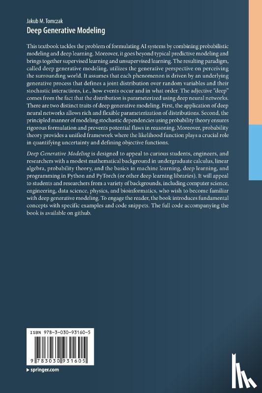 Tomczak, Jakub M. - Deep Generative Modeling