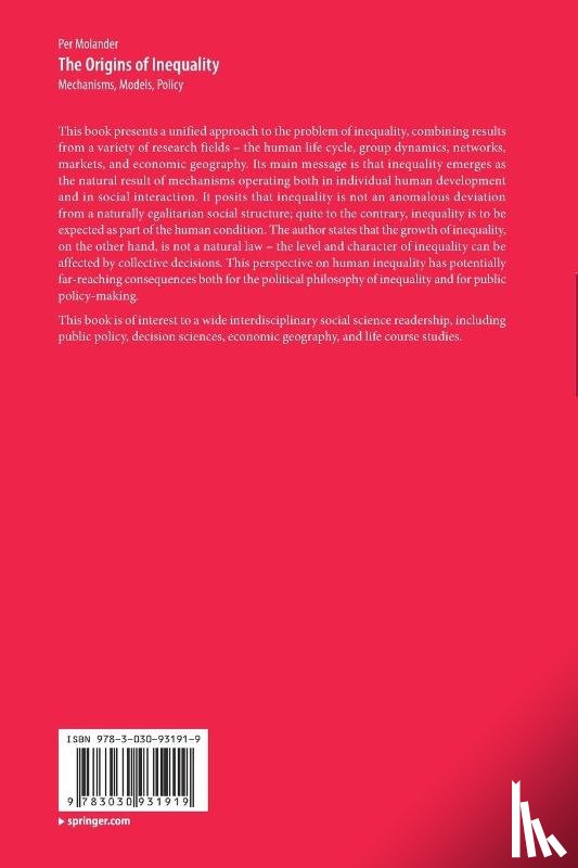 Molander, Per - The Origins of Inequality