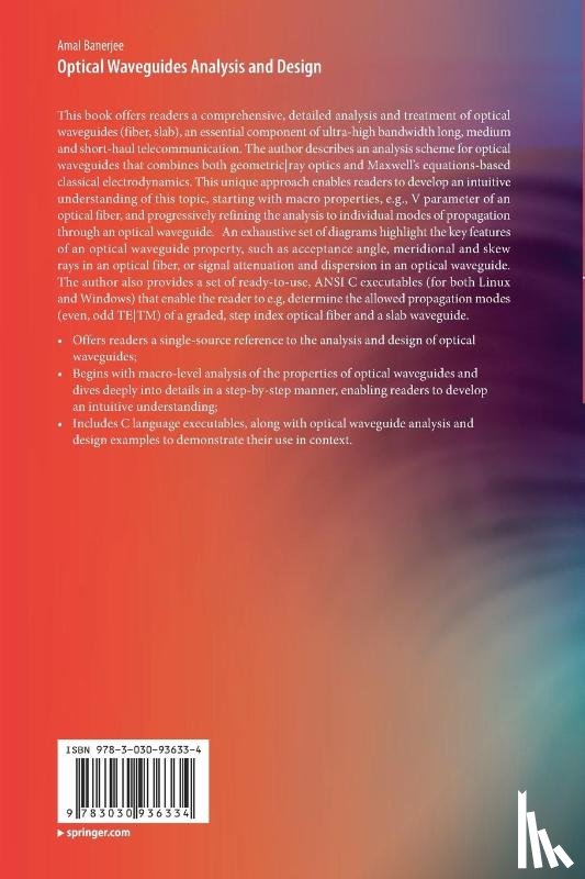 Banerjee, Amal - Optical Waveguides Analysis and Design
