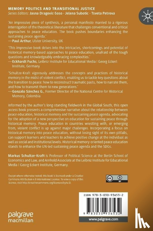 Schultze-Kraft, Markus - Education for Sustaining Peace through Historical Memory