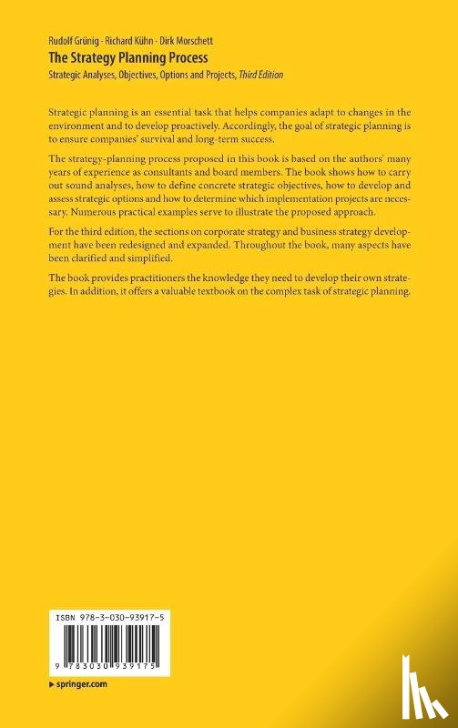 Grunig, Rudolf, Kuhn, Richard, Morschett, Dirk - The Strategy Planning Process