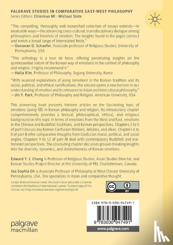 - Emotions in Korean Philosophy and Religion