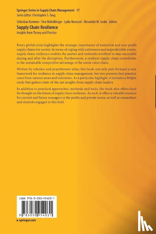  - Supply Chain Resilience