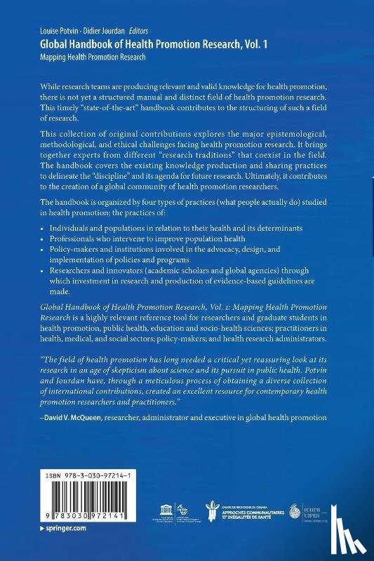  - Global Handbook of Health Promotion Research, Vol. 1