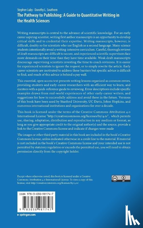 Luby, Stephen, Southern, Dorothy L. - The Pathway to Publishing: A Guide to Quantitative Writing in the Health Sciences