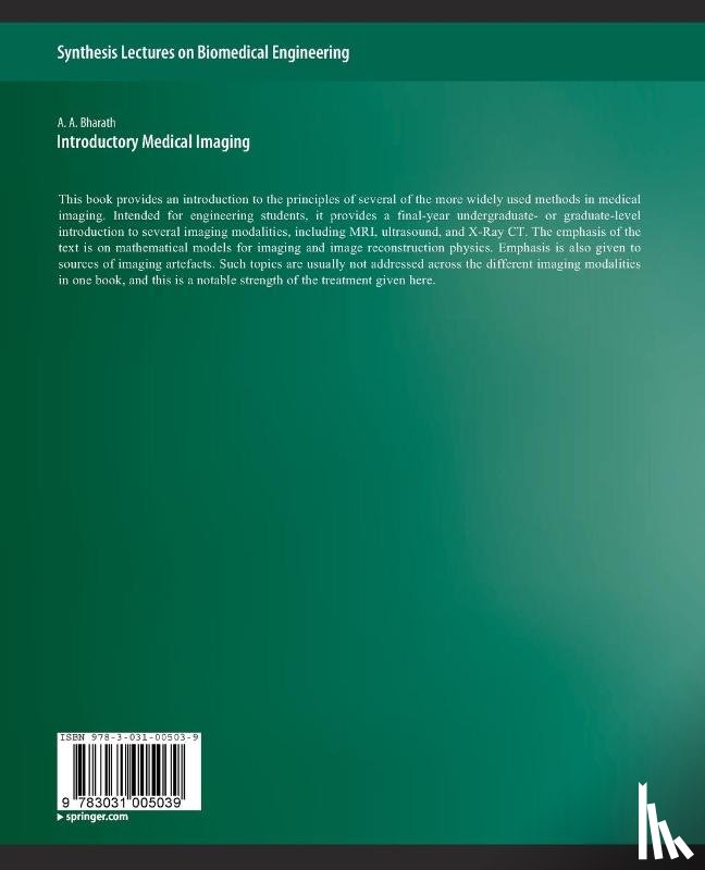 Bharath, Anil - Introductory Medical Imaging