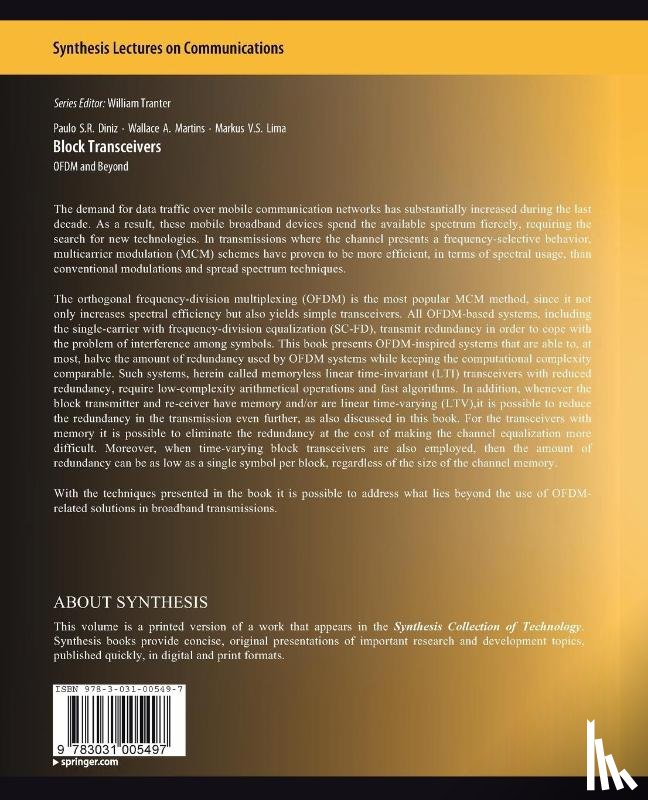 Diniz, Paulo, Martins, Wallace, Lima, Markus - Block Transceivers