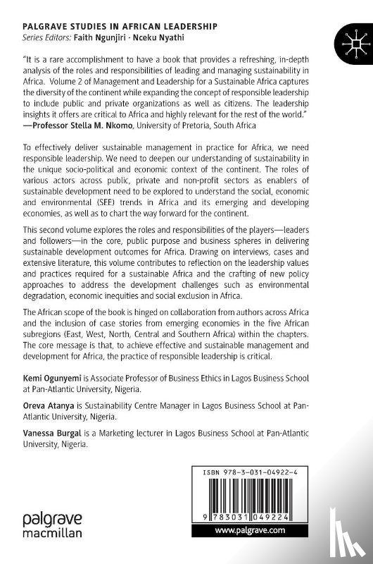  - Management and Leadership for a Sustainable Africa, Volume 2