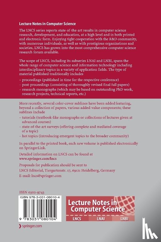  - Integration of Constraint Programming, Artificial Intelligence, and Operations Research