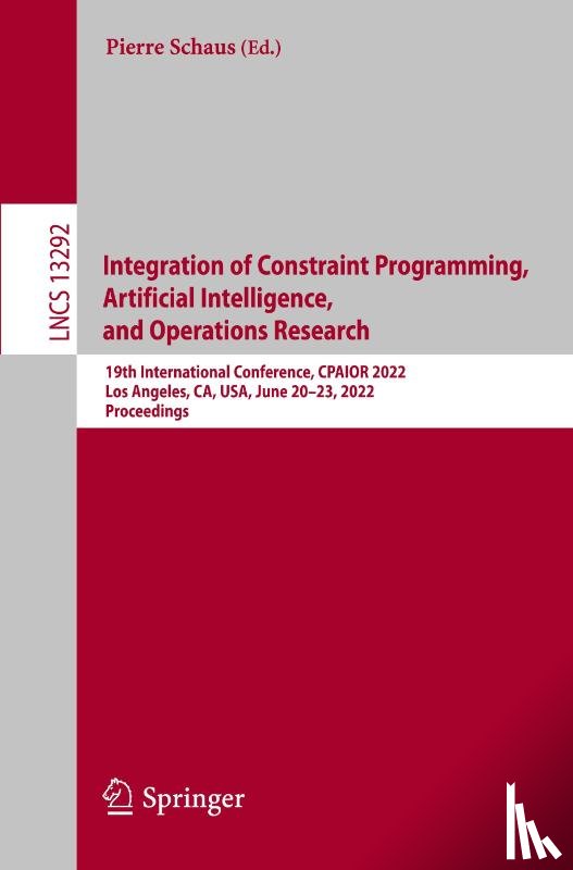  - Integration of Constraint Programming, Artificial Intelligence, and Operations Research