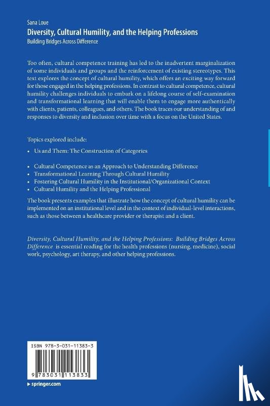 Loue, Sana - Diversity, Cultural Humility, and the Helping Professions