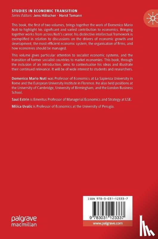  - Collected Works of Domenico Mario Nuti, Volume I
