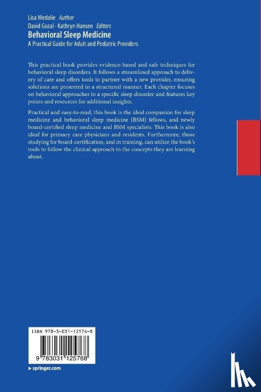 Medalie, Lisa - Behavioral Sleep Medicine