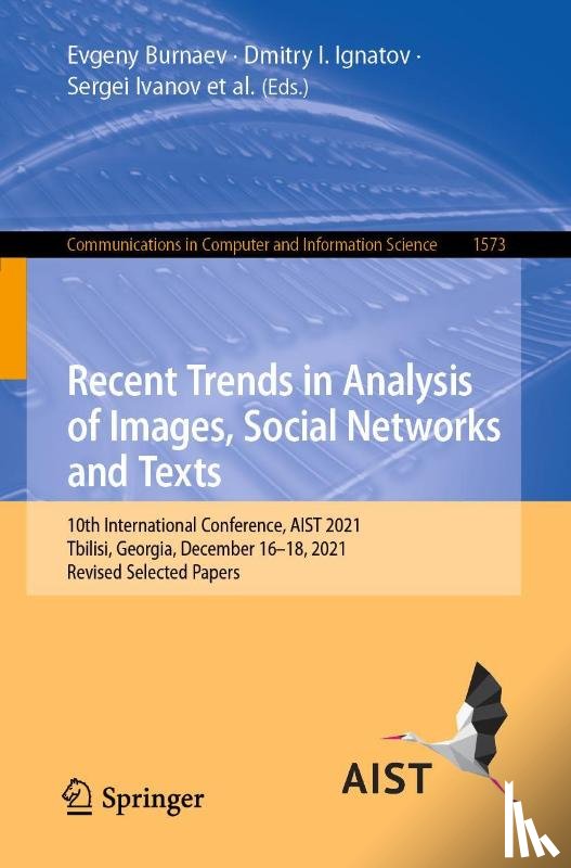  - Recent Trends in Analysis of Images, Social Networks and Texts