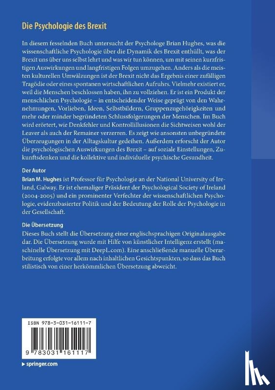Hughes, Brian M. - Die Psychologie des Brexit