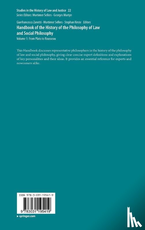  - Handbook of the History of the Philosophy of Law and Social Philosophy