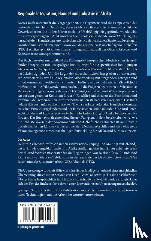 Asche, Helmut - Regionale Integration, Handel und Industrie in Afrika