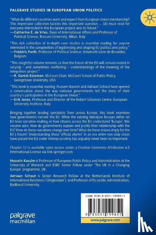 - National Government Narratives of the EU