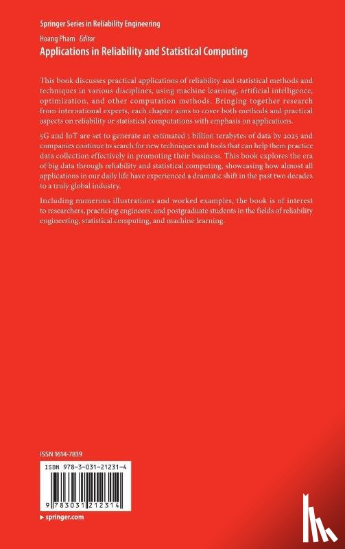  - Applications in Reliability and Statistical Computing