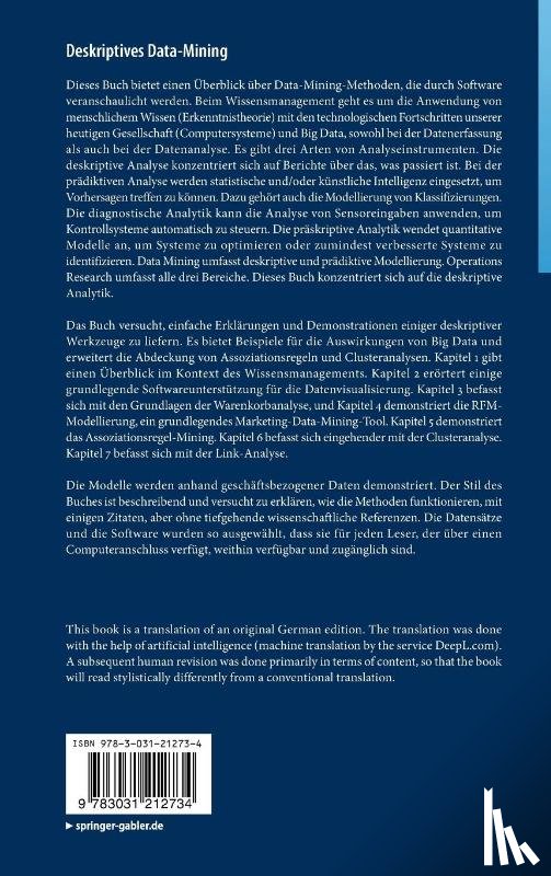 Lauhoff, Georg, Olson, David L. - Deskriptives Data-Mining