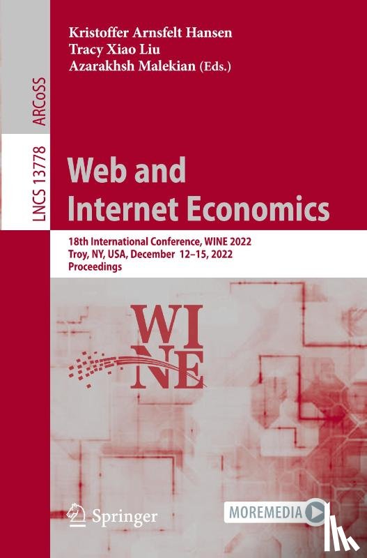  - Web and Internet Economics