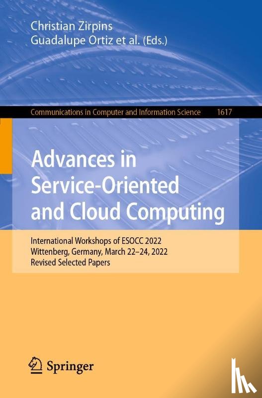  - Advances in Service-Oriented and Cloud Computing