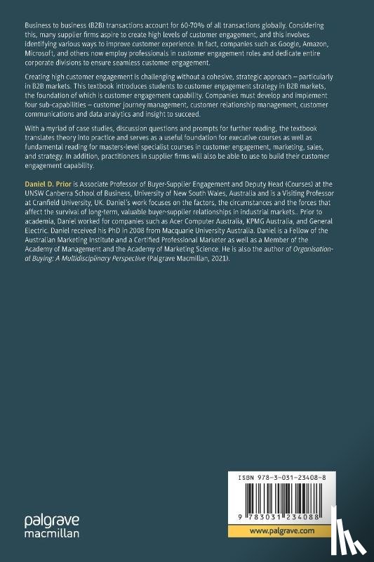 Prior, Daniel D. - B2B Customer Engagement Strategy