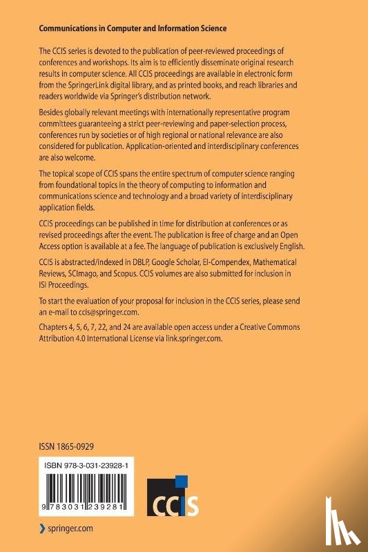  - Artificial Life and Evolutionary Computation