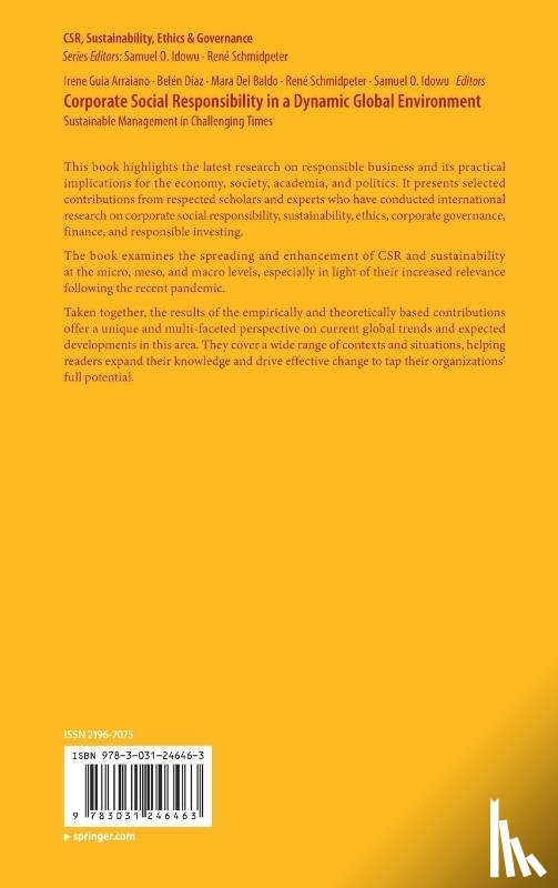  - Corporate Social Responsibility in a Dynamic Global Environment