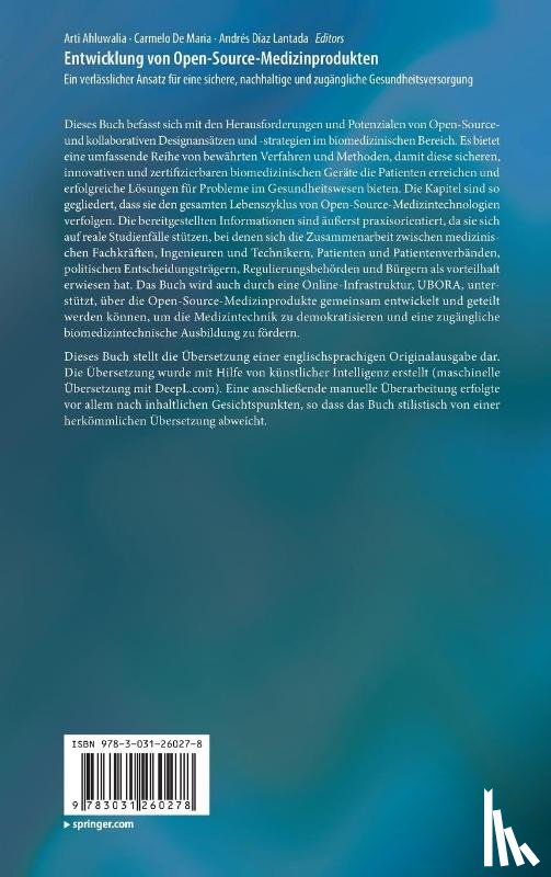  - Entwicklung von Open-Source-Medizinprodukten