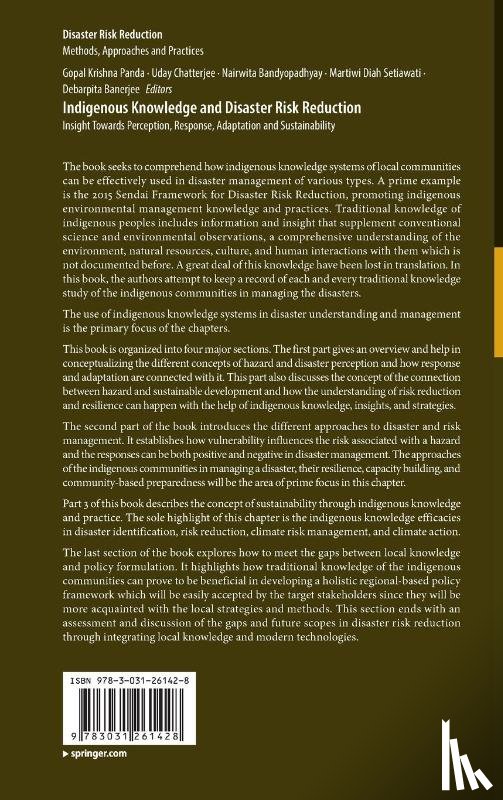  - Indigenous Knowledge and Disaster Risk Reduction