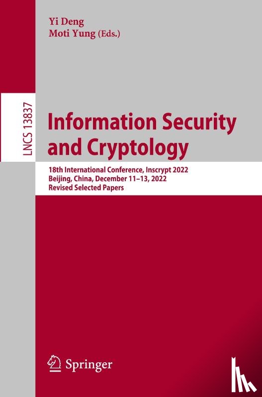  - Information Security and Cryptology