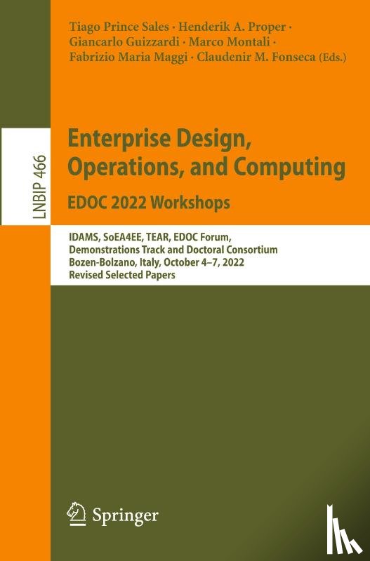  - Enterprise Design, Operations, and Computing. EDOC 2022 Workshops